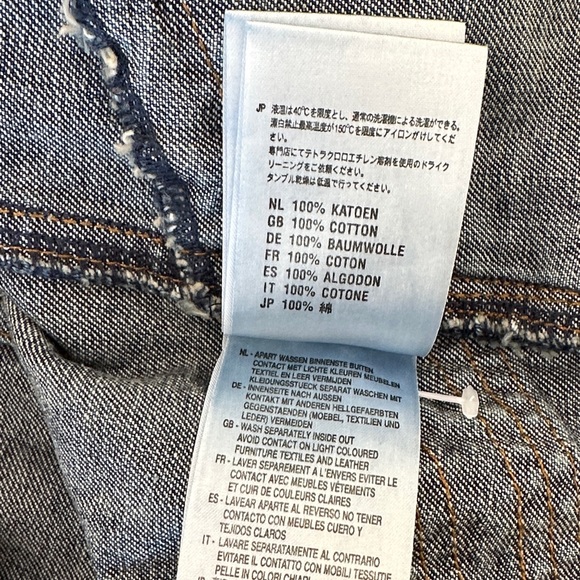 Vintage Oilily Kids Denim Jacket with Patches SZ 140 US Size 10 - Picture 10 of 10